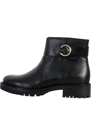 Geox Damen D HOARA B Ankle Boot, Black, 39 EU