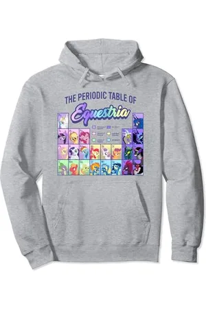 My Little Pony Group Shot Periodic Table Of Equestria Pullover Hoodie