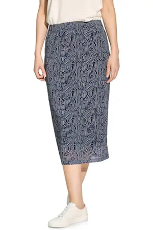 CECIL Damen B361526 Bedruckter Mesh-Rock, , S EU