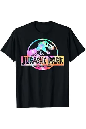 Jurassic Park Full Logo Tie Dye Vibrant T-Shirt