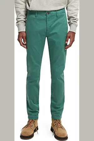 Scotch&Soda Herren Essentials Mott-Classic Fit Chino Organic Cotton-Stretch Hose, , 34/34