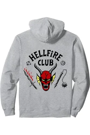 Stranger Things Fan-Memorabilia „Hellfire Club Classic“ mit Logo von Pullover Hoodie