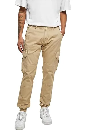 Urban classics Herren TB1435-Washed Cargo Twill Jogging Pants Hose, , 34