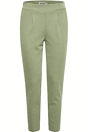 Ichi IHKATE Pique PA Damen Sweathose Sweatpants Relaxhose mit Stretch Enger Schnitt, Größe:L, Farbe: