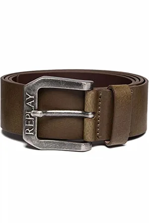 Replay Herren Gürtel aus Leder, (Braun), 85