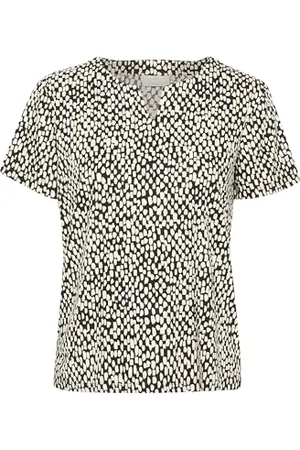 Kaffe Kurzarm-Bluse KAbella XXL
