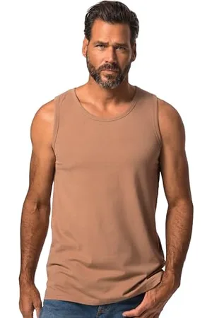 JP 1880 Herren große Größen Übergrößen Menswear L-8XL Tank Top, Basic, ärmellos, bis 10 XL 7XL 705145322-7XL