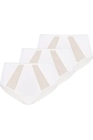 Teyli Damen Slip Taillenslip Baumwolle Hohe Taille 3er Pack XXL