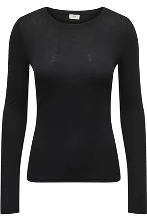 JDY Damen suma Wool L/S Neck JRS Noos T-Shirts & Tops, , S EU