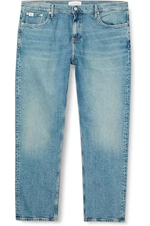 Calvin Klein Jeans Herren Jeans Regular Taper Plus Tapered Fit, Blau (Denim Medium), 48W / 32L