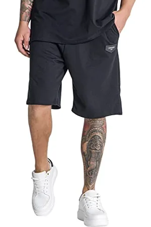 Gianni Kavanagh Herren Schwarze Core Jungen Shorts, XXL