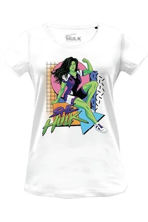 Marvel Damen Woshehuts006 T-Shirt, , Small