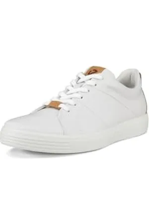 Ecco Herren Soft Classic Shoes, White/Lion, 43 EU