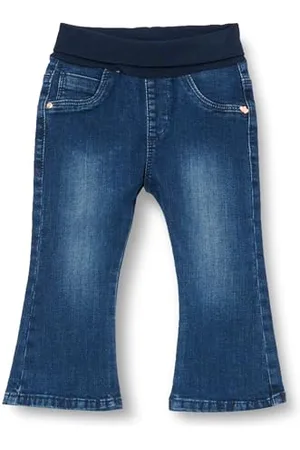 QS by s.Oliver Junior Mädchen Jeans Hose mit elastischem Umschlagbund Blue 62