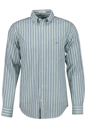 GANT Herren REG POPLIN Stripe Shirt Hemd, , M