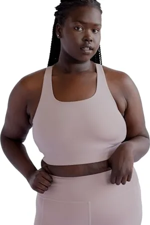 GIRLFRIEND COLLECTIVE Paloma Racerback Sport BH Damen BLau I Comfy BH Damen ohne Bügel in verschiedenen Größen und Farben I Sport BH Damen Starker Halt für jedes Alter