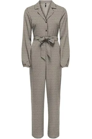 ONLY ONLNOVA LIFE VIS L/S ZIRA JUMPSUIT AOP