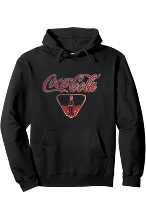 Coca-Cola Coca Cola Vintage-Flaschenlogo Pullover Hoodie