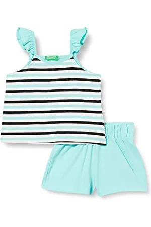 Benetton Mädchen COMP(Canotta+Short) 3NVVGK009 Hose, , 82