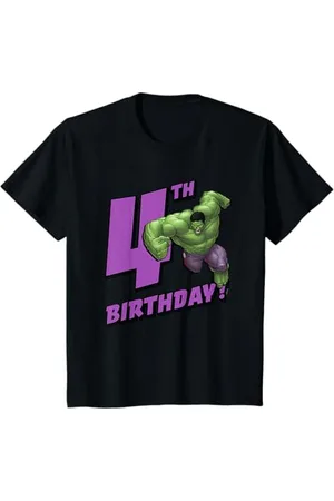Marvel Kinder Hulk 4th Birthday T-Shirt