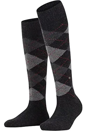 Burlington Damen Kniestrümpfe Whitby W Kh weich und warm lang gemustert 1 Paar, , 36-41