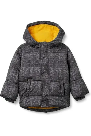 Amazon Jungen Schwere Pufferjacke mit Kapuze, , 3 Jahre