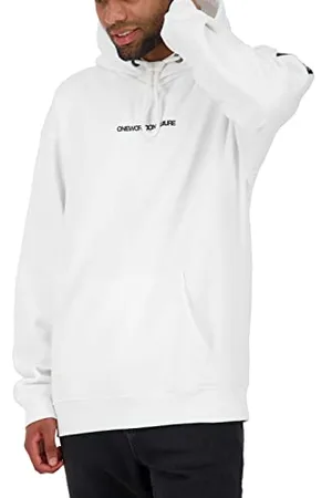 alife kickin ALIFE and Kickin YannisAK Sweat – Herren Kapuzenpullover – Bequemer Hoodie - Weiches Sweatshirt– Pullover Ideal für Freizeit & Alltag White XL
