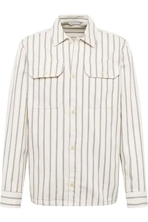 Casual Friday Herren August Striped Overshirt Hemd, , S
