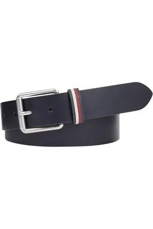 Tommy Hilfiger Herren Gürtel Ledergürtel, , 80 cm
