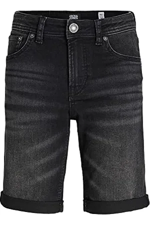 JACK & JONES Unisex Kinder Jjirick Jjoriginal Mf 2350 Jnr Sn Shorts, Schwarz, 170 EU