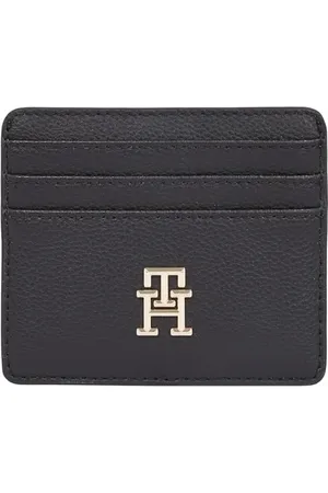 Tommy Hilfiger Damen Kartenetui Soft Logotape Klein, Schwarz (Black), Einheitsgröße