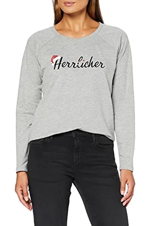 Herrlicher Damen Feliz Light Sweat Sweatshirt, , 38 (Herstellergröße: M)