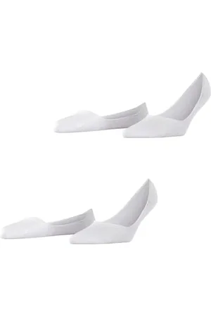 ESPRIT Damen Füßlinge Cotton Invisible Multipack W In Baumwolle unsichtbar einfarbig 2 Paar, , 39-42