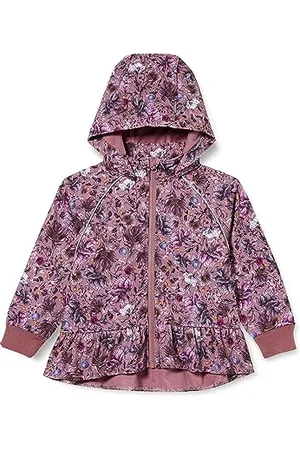 NAME IT Mädchen NMFALFA08 Jacket Flounce Wallpaper FO Jacke, , 104