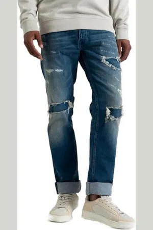 Replay Herren Jeans mit Stretch, Blau , 34W / 32L