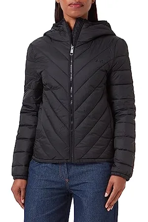 HUGO BOSS Damen Outerwear-jacket Outerwear Jacket, Schwarz, 38 EU