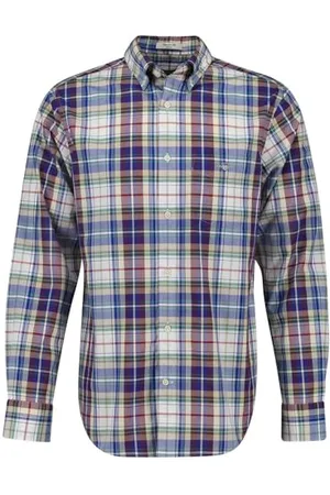 GANT Herren REG POPLIN Tartan Check Shirt Hemd, , XL