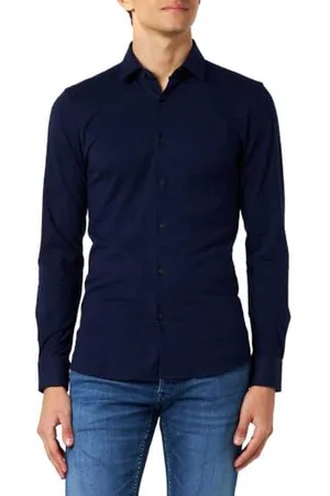 HUGO BOSS Herren Elisha02 Shirt, , 39 EU