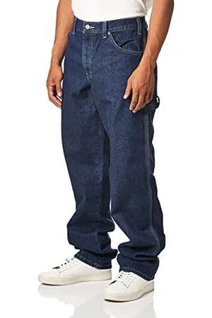 Dickies Herren, Denim-Utility-Jeans, legere Passform, GESPÜLT INDIGOBLAU, 34W / 30L