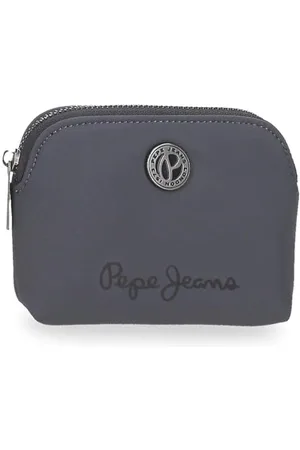 Pepe Jeans Corin Geldbörse Grau 11,5 x 8,5 x 1,5 cm Polyester und PU 0,15 l by Joumma Bags, grau, Talla única, Geldbörse