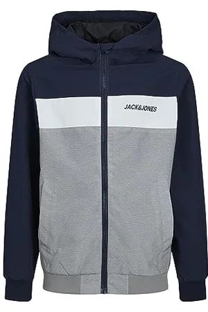 JACK & JONES Rush Blocking Hooded Bomber Jacke Kinder - 164