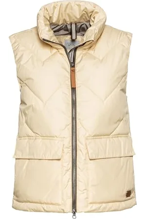 Camel Active Damen Kurze Steppweste aus recyceltem Polyester womenswear-42