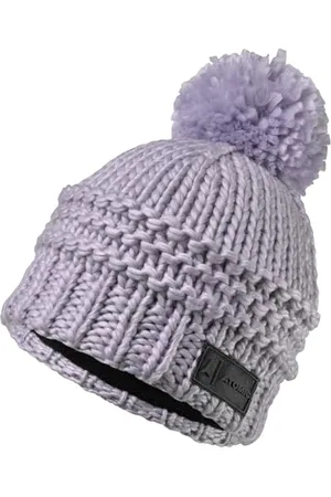 Atomic W ALPS POM Beanie - Lavender - Mütze für Erwachsene - Wintermütze mit Fleece-Stirnband - Bequeme & atmungsaktive Mützen - Warme Bommelmütze aus hautsympathischem Material