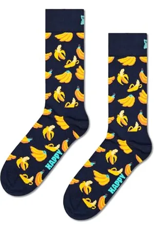 Happy Socks Banana Half Socks EU 41-46