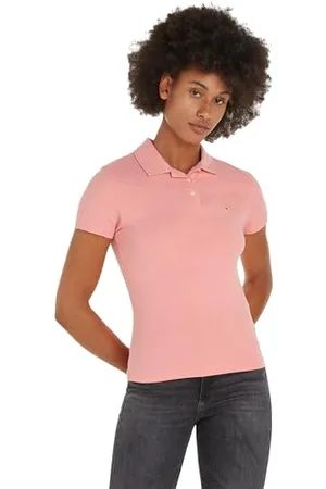 Tommy Hilfiger Damen Poloshirt Kurzarm Tjw Slim Essential Polo Ss Slim Fit, , XL