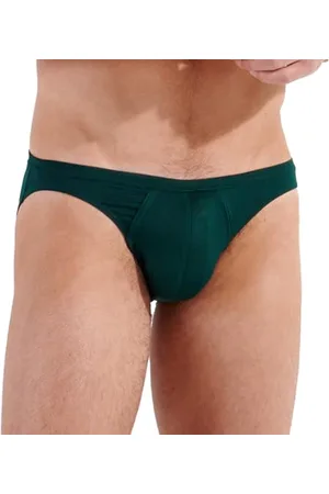 Hom Herren Micro Confort Tencel Soft Slip, Vert foncé, XL