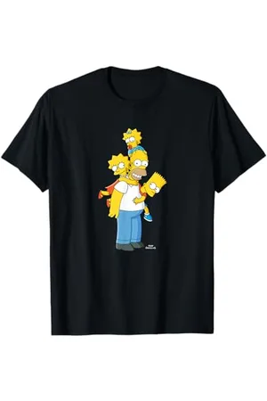 The Simpsons Homer Lisa Bart and Maggie Play T-Shirt
