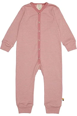 loud + proud Baby - Mädchen Feinripp, Bio Baumwolle Und GOTS Zertifiziert Schlafoverall, , 50-56 EU