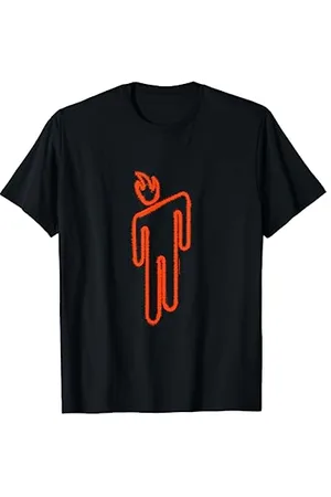 Billie Eilish Offizielles Feuer Blohsh T-Shirt - Herren, Unisex-Erwachsene, , S, Kurzarm, Klassisch, Nachhaltig
