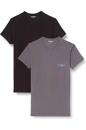 Emporio Armani Herren Bold Monogram Crew Neck 2er Pack T-Shirt, , M